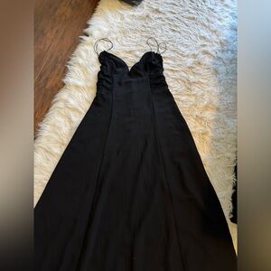 Zara Black Backless Dress